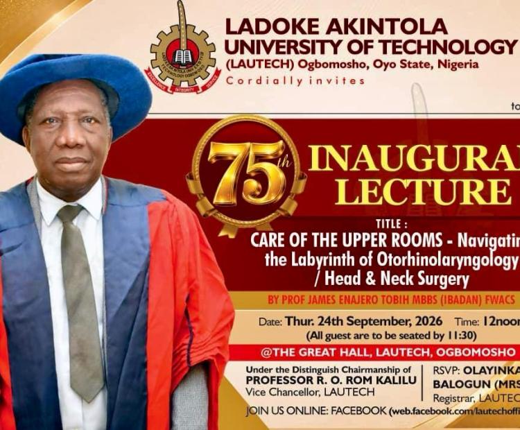 75th Inaugural Lecture