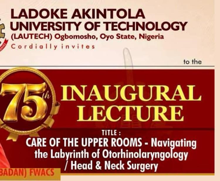 75th Inaugural Lecture