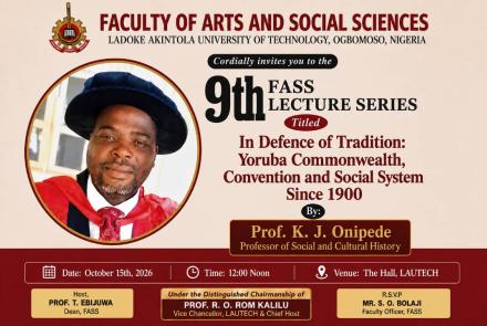 9th FASS Lecture Series