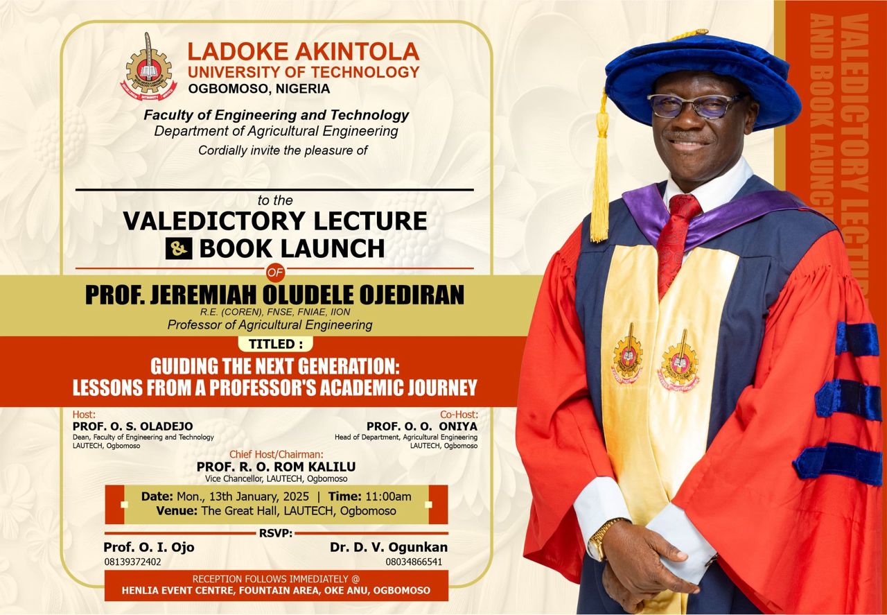 Valedictory Lecture and Book Launch