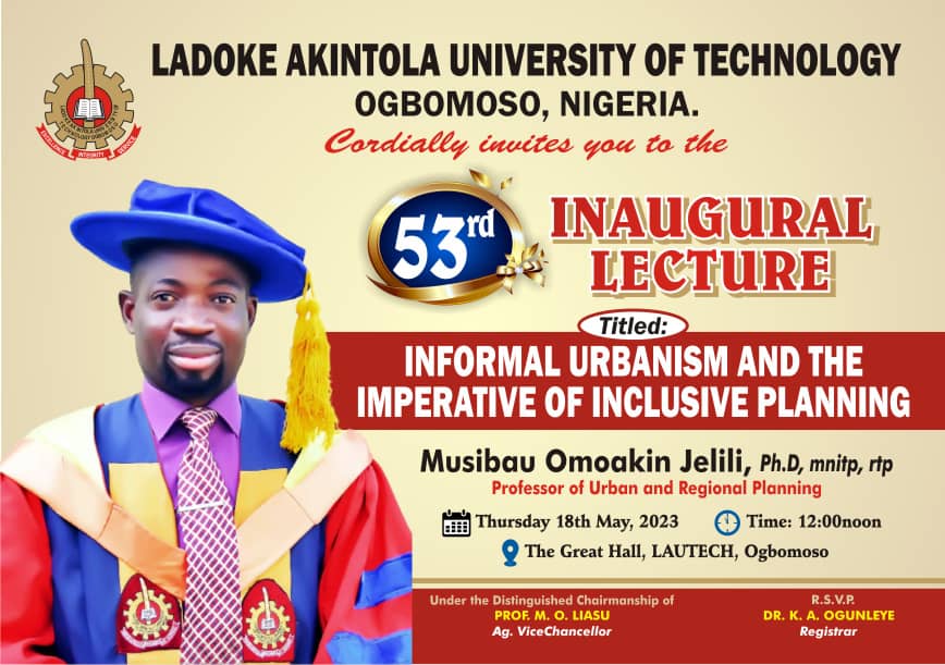 53rd Inaugural Lecture