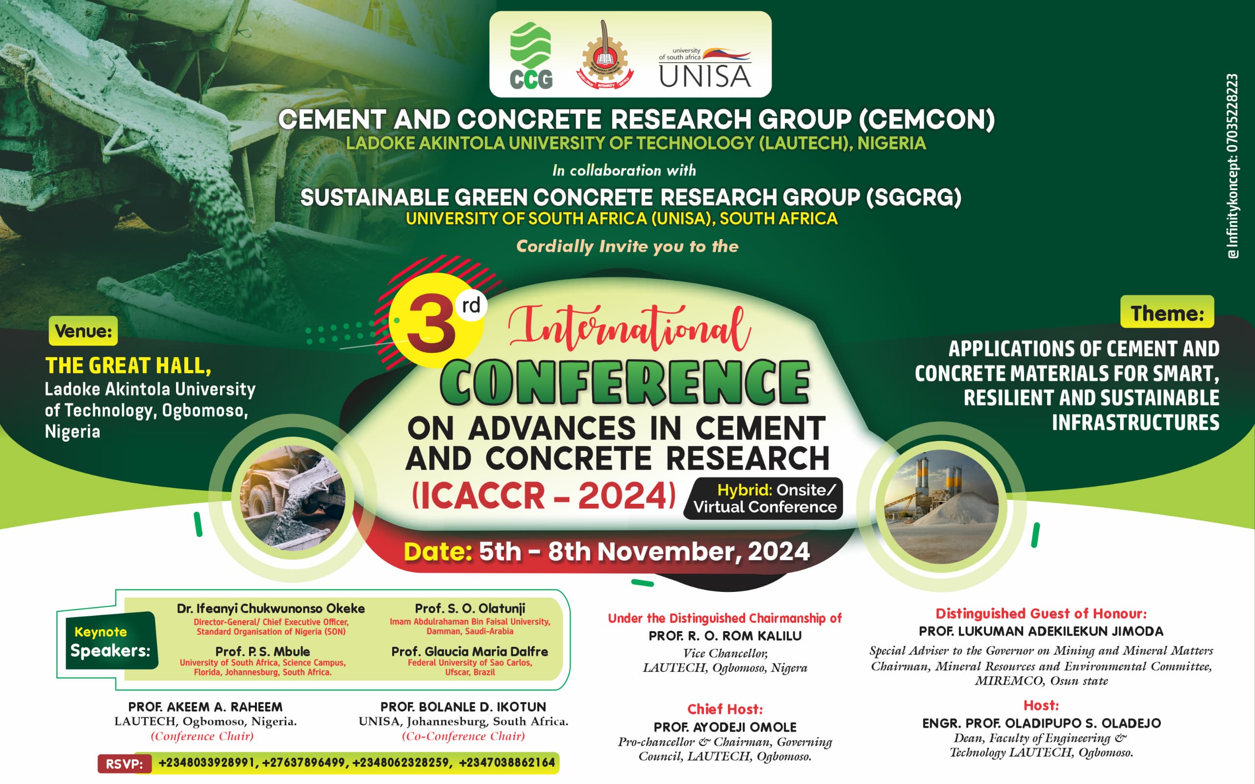 3rd International Conference on Advances in Cement and Concrete Research (ICACCR - 2024)